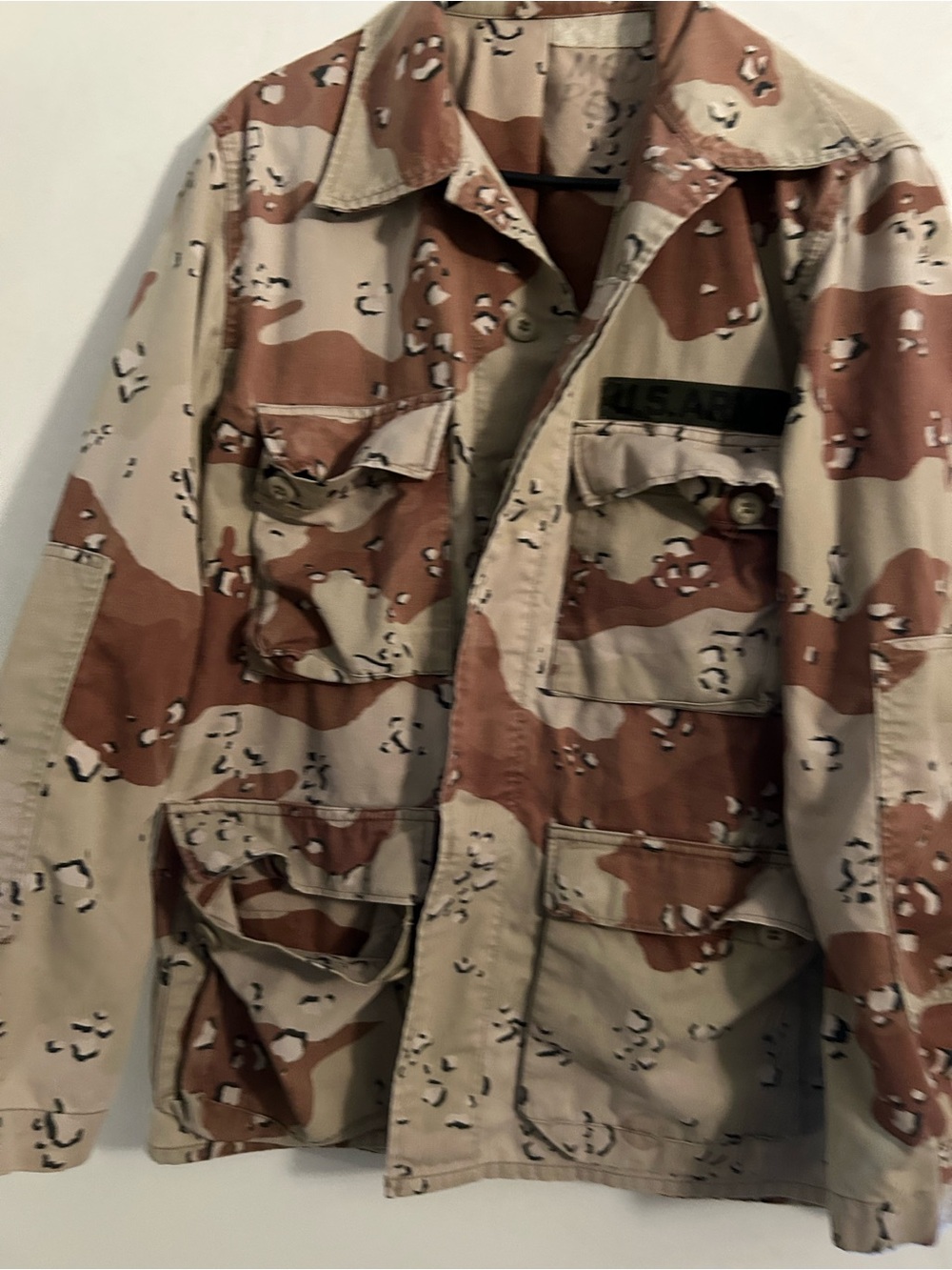 Men's Desert Camo Field Jacket - Tan & Brown